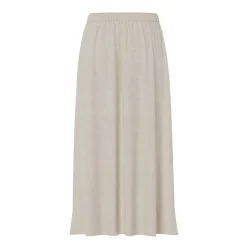 USUMA HW Linen Blend Langt Skjørt