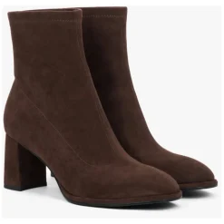 Velour Ankelstøvletter