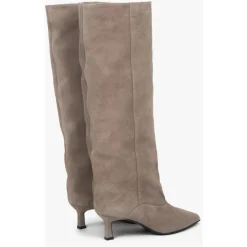 Velour Knehøye Støvler