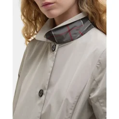Vendbar Vanntett Trenchcoat Elfenben