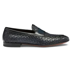 Vevet Lærlos Penny Loafer