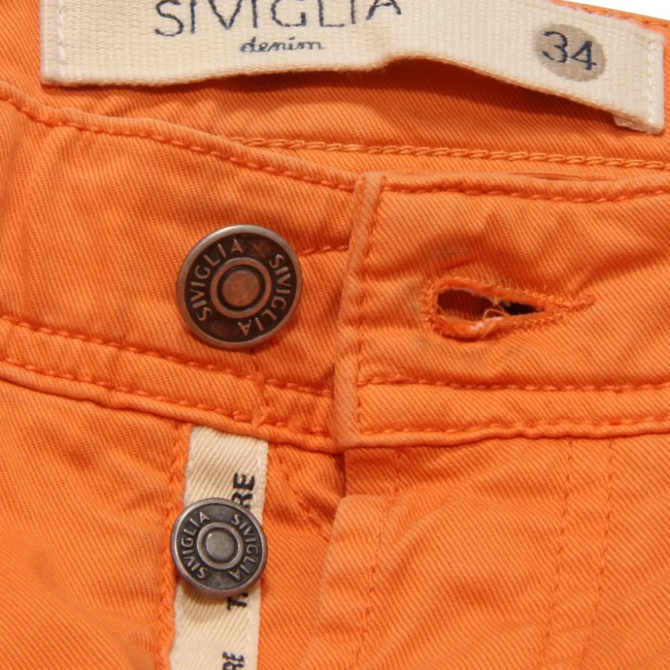 Vintage Denim Bukser med Italiensk Stil