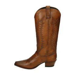 Western Lærstøvel Cognac Farge