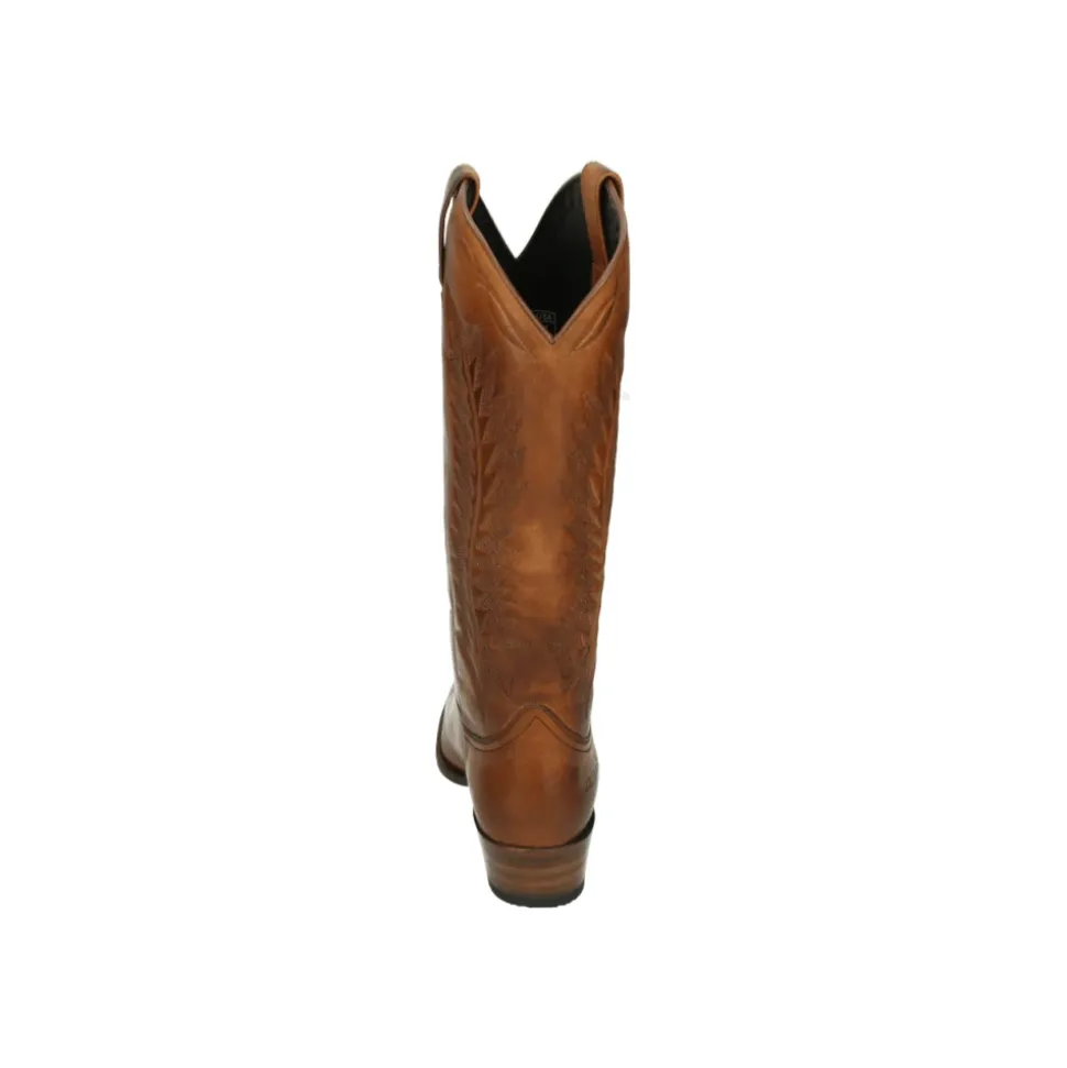Western Lærstøvel Cognac Farge