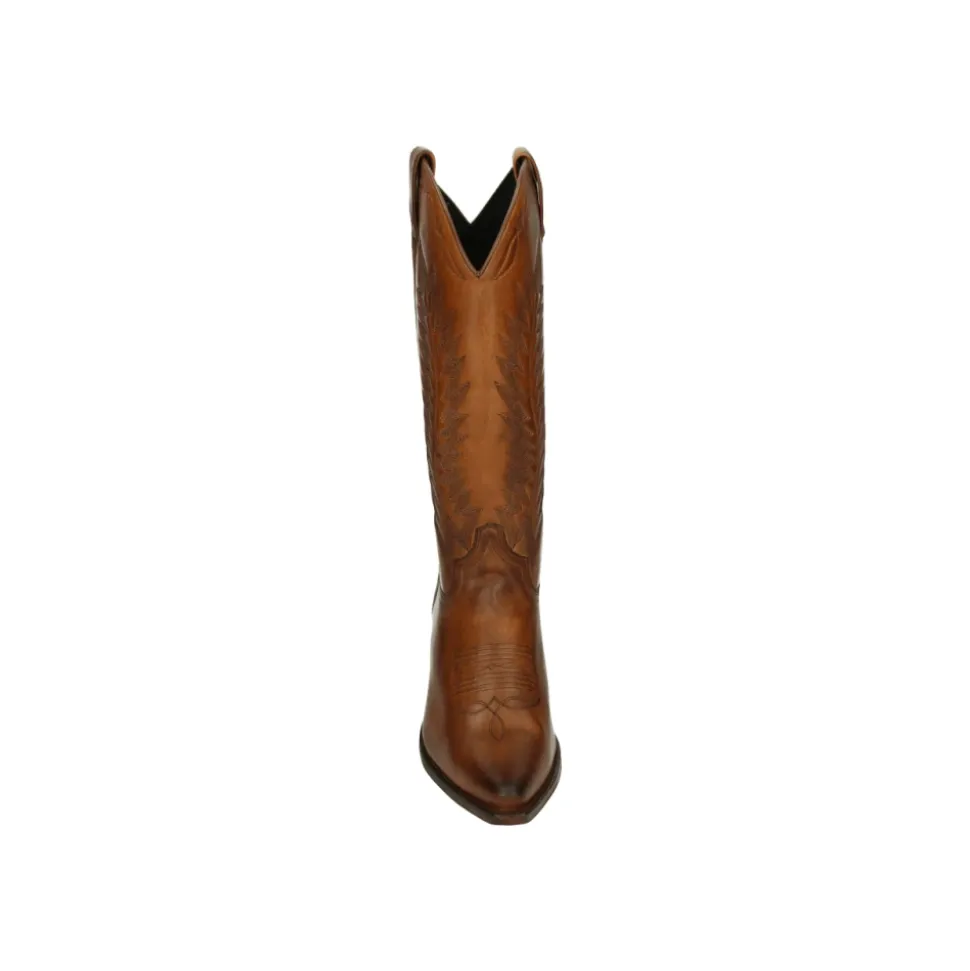 Western Lærstøvel Cognac Farge
