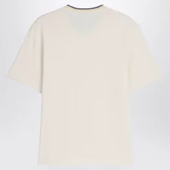 Y-3 Wales Bonner Grafisk T-skjorte med stripet krage